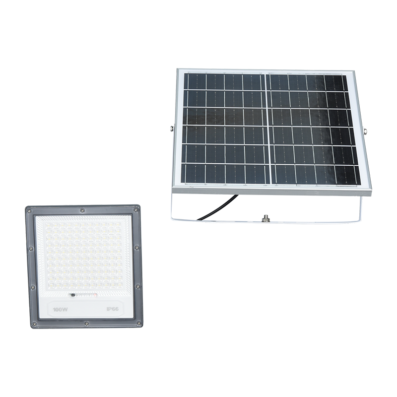 PY-SLFL40-100W 야외 환경 친화적인 태양광 투광 조명
