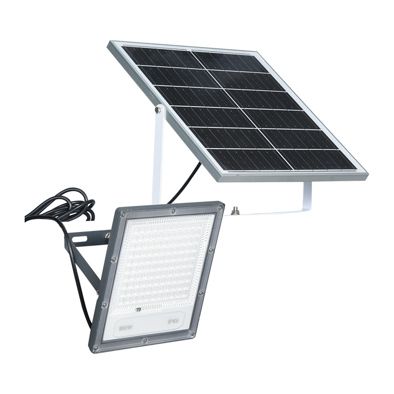 PY-SLFL40-100W 야외 환경 친화적인 태양광 투광 조명